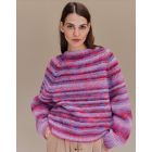 Crochet Sweater PICASSO Size 36-42 -  Knitting Pattern + Yarn Bundle by LANA GROSSA (Lookbook17 Design 25)
