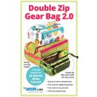 Double Zip Gear Bag 2.0 - Zipper Pouch Sewing Pattern by Annie - Printed Version
