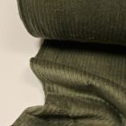 6 Wales Corduroy with Stretch - Khaki Green