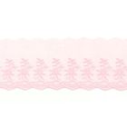 Cotton Eyelet Lace Trim - Pink 90 mm