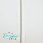Emmaline Zippers (3 yard pack) - Size #3 - White Tape  / Silver Coil