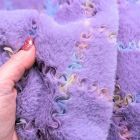 Faux Fur with Tulle - Lilac