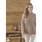 "Giovanna" Sweater TUSCANY TWEED Size 40-46 -  Knitting Pattern + Yarn Bundle - SCHACHENMAYR
