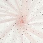 Hearts on Light Pink - Royal Tulle