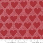 100% Cotton - XOXO by April Rosenthal for MODA - I HEART YOU LIPSTICK