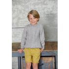 Size 128/134 - Kids Pullover - Cool Wool Big - Pattern + Yarn Bundle