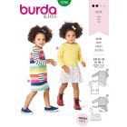 BURDA - 9296 -  Kids' Shirtdress and Gathered Skirt