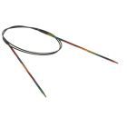 Fixed Circular Knitting Needle - Colored Birch Wood - 2.5mm/80cm by Lana Grossa