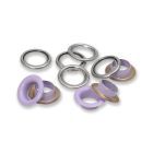 Prym - Lilac / Silver Eyelet with Washer - 11mm (pack of 20)