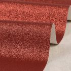 LUNA Real Glitter Vinyl -  Red Col. 8 - 70cm x 50cm Pre Cut Panel