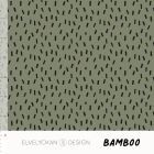 Bamboo French Terry -Mini Confetti - Green (033)