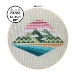 Cross Stitch Kit - Misty Mountains by Pigeon Coop