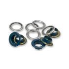 Prym - Navy Blue / Silver Eyelet with Washer - 11mm (pack of 20)