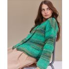 Brioche Cardigan PICASSO Size 48/50 -  Knitting Pattern + Yarn Bundle by LANA GROSSA (Lookbook17 Design 13)