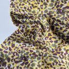 Viscose Challis - Abstract Leopard - Yellow