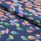 UPF50+ Chlorine Resistance Swim Knit - Fish Navy
