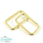 Rectangular Rings - 38mm (1.5") 4-pack - Gold