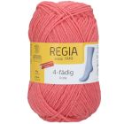 REGIA 4-Ply Solid Yarn 50g - Coral Col. 1060