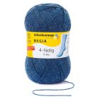 REGIA 4-Ply Solid Yarn 50g - Jeans Streaked