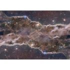 100% Cotton - The Hidden Universe Grey Hubble Spitzer per 1/2m