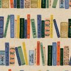 Canvas - Book Club Unbleached Linen - Curio by Rifle Paper per 1/2m