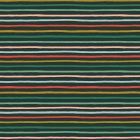 100% Cotton - Holiday Classics - Festive Stripe Evergreen Metallic - Rifle Paper for Cotton + Steel per 1/2m