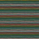 100% Cotton - Holiday Classics - Festive Stripe Evergreen Metallic - Rifle Paper for Cotton + Steel per 1/2m