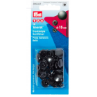 Prym - Non-sew refill for anorak fastener, 15mm, black oxydized 10pcs (390327)