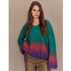 Gradient Pullover SILKHAIR Size 36-42  -  Knitting Pattern + Yarn Bundle - Lookbook 17 Design 10 LANA GROSSA