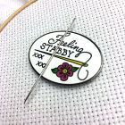 Feeling Stabby Oval - Magnetic Needle Minder