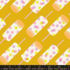 100% Cotton - Ruby Star Society "Sugar Cone" - Push Pop on Goldenrod per 1/2m