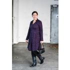 Viscose Twill - Purple Tiger Stripes
