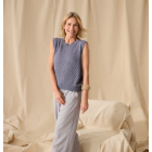 Sleeveless Top "Diversa" Size 48 - Knitting Pattern and Yarn Bundle by Lana Grossa (Classici 28 Design 17)