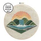 Cross Stitch Kit - Waterfall Vista by Pigeon Coop