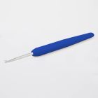 Size 4.5mm - Single Ended Silver Crochet Hook "Waves Collection" - Knitters Pride Bluebell