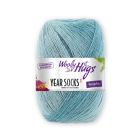 Woolly Hugs "Year Socks" Yarn 100g with soft gradient effect - August