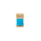 Organic  Cotton Poplin Bias Tape - Turquoise - 10mm x 5m