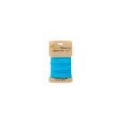 Organic  Cotton Poplin Bias Tape - Turquoise - 10mm x 5m