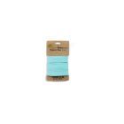 Organic  Jersey Bias Tape - Aqua 10mm x 3m