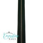Emmaline Zippers (3 yard pack) - Size #3 - Black Tape  / Gunmetal Coil