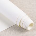 ZURI Faux Leather Vinyl - White Metallic- 140cm x 50cm Pre Cut Panel