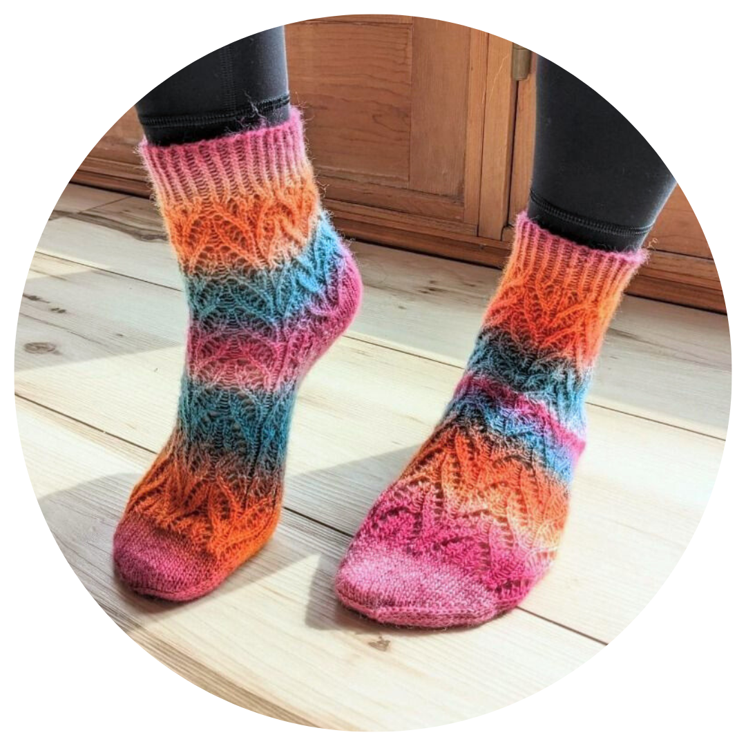 Countess Kick Up Your Heels Sock Yarn with Gradient Color for knitting socks and shawls