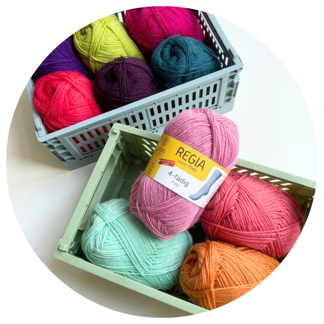 Regia 4 Ply Yarn Solids for Sock Knitting