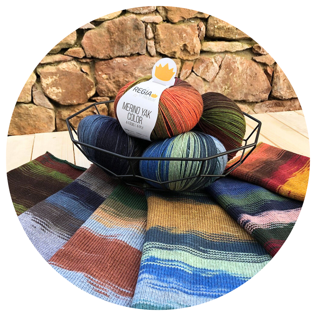 Regia premium merino yak wool yarn for knitting socks and accessories