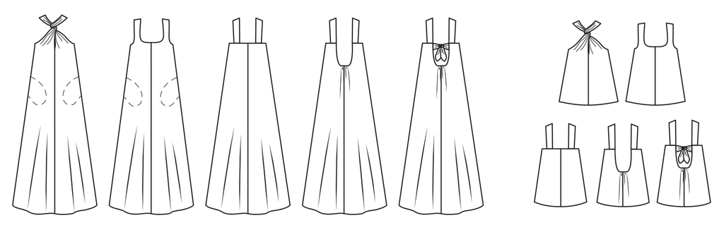 Aalto Dress Outline