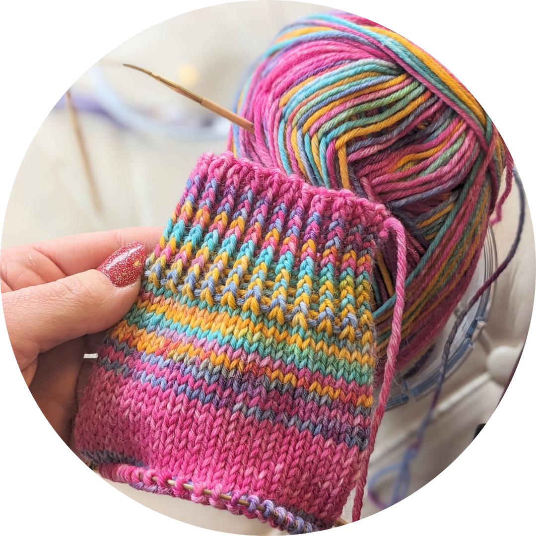 Opal Sock Knitting Yarns with Glitter